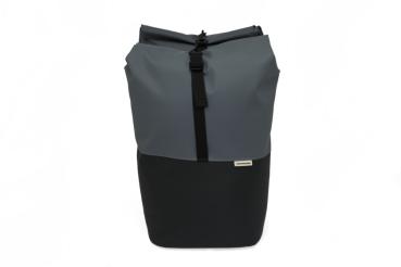 New Looxs Nyborg Doppelte Fahrradtasche 34L Wasserdicht Dunkelgrau